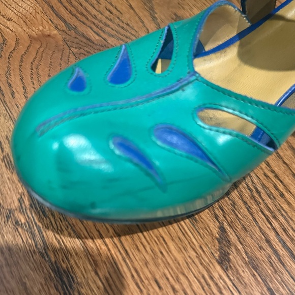 John Fluevog Maier views green blue size 7 - Picture 9 of 9